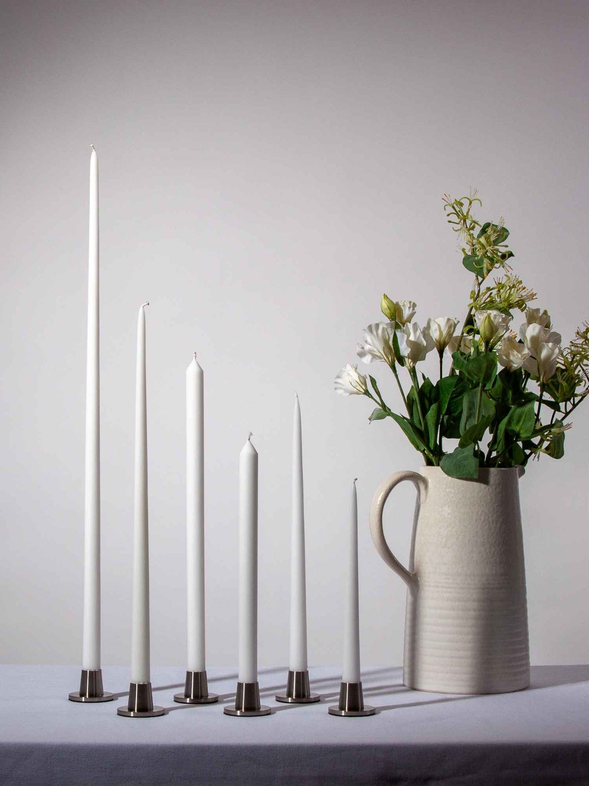 White 35cm Taper Candles - Pack of 96