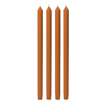 Baked Clay 40cm Dinner Candles - Pack of 96