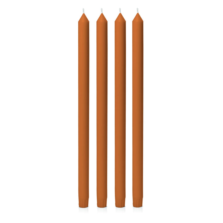 Baked Clay 40cm Dinner Candles - Pack of 96