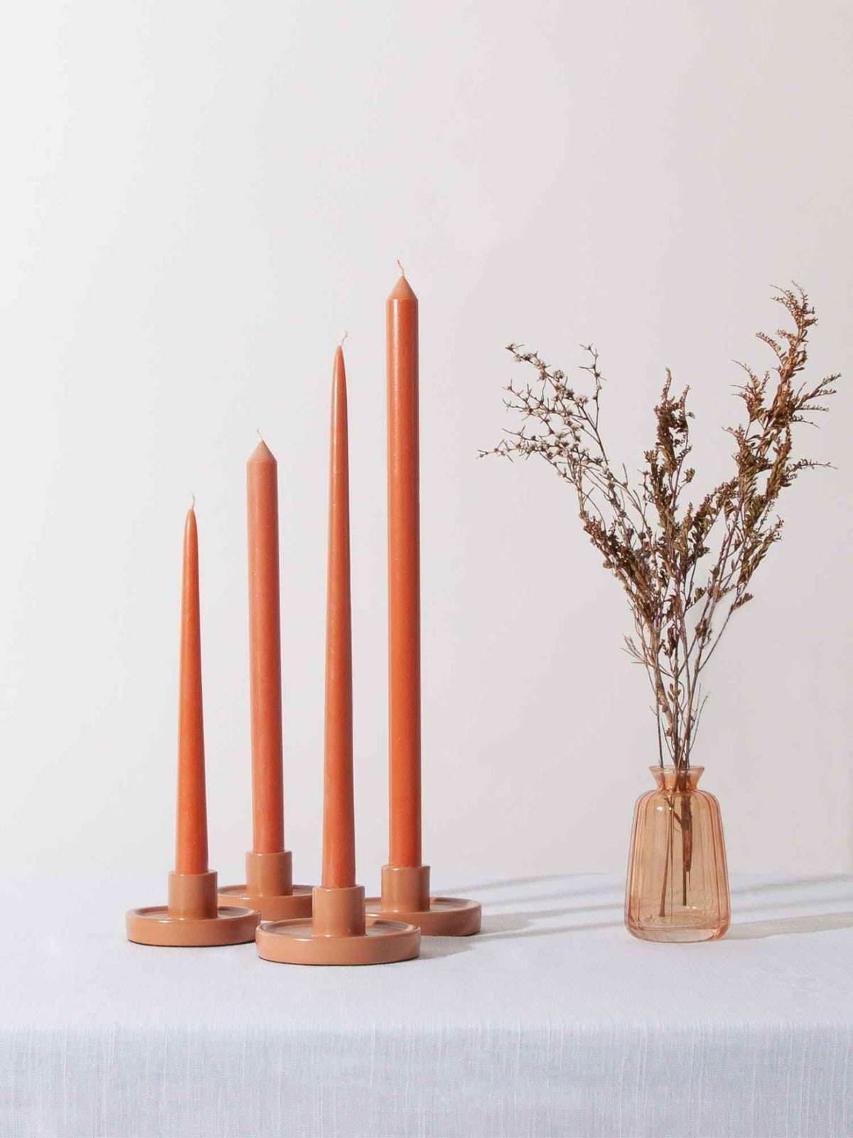 Baked Clay 40cm Dinner Candles