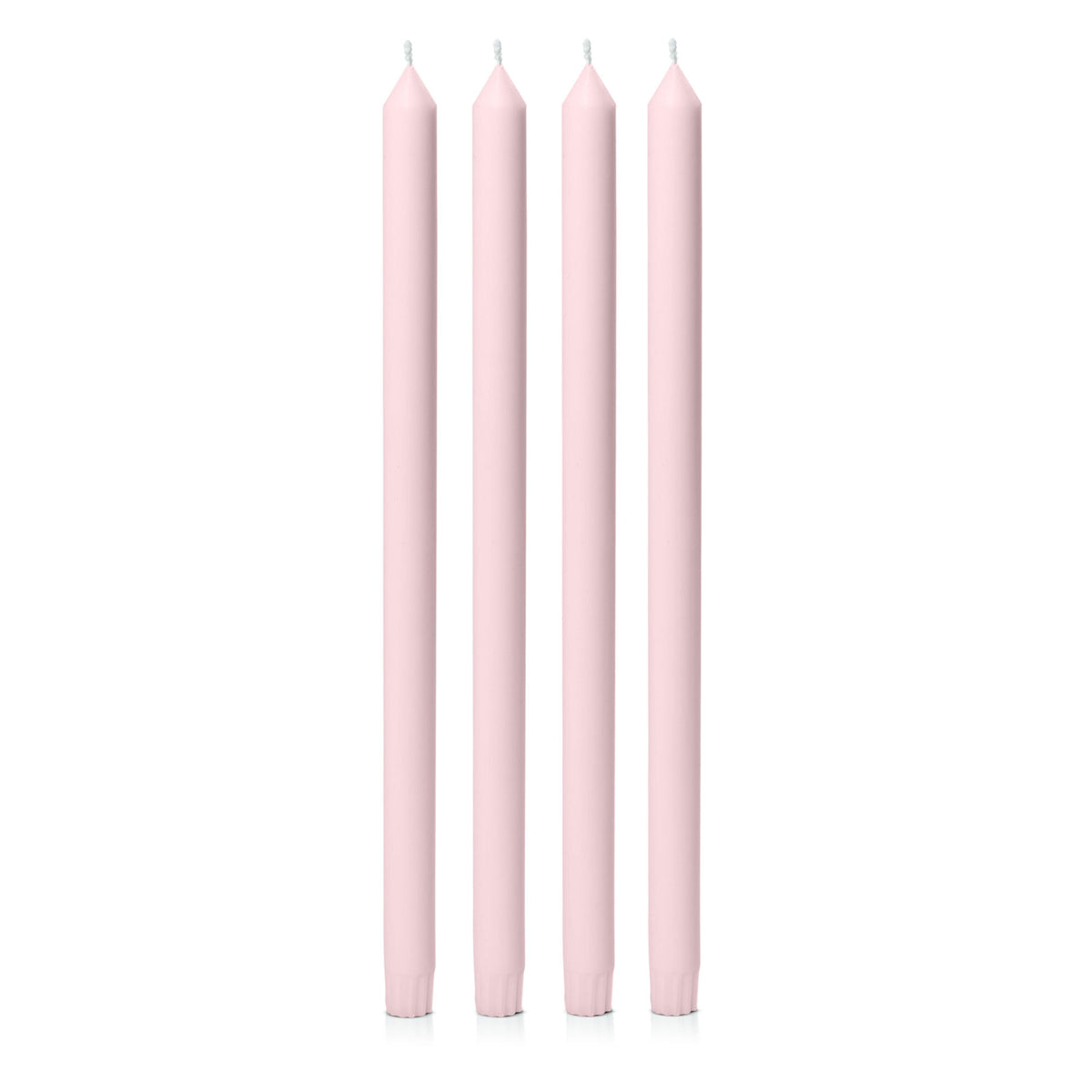 Blush Pink 40cm Dinner Candles Pack of 4