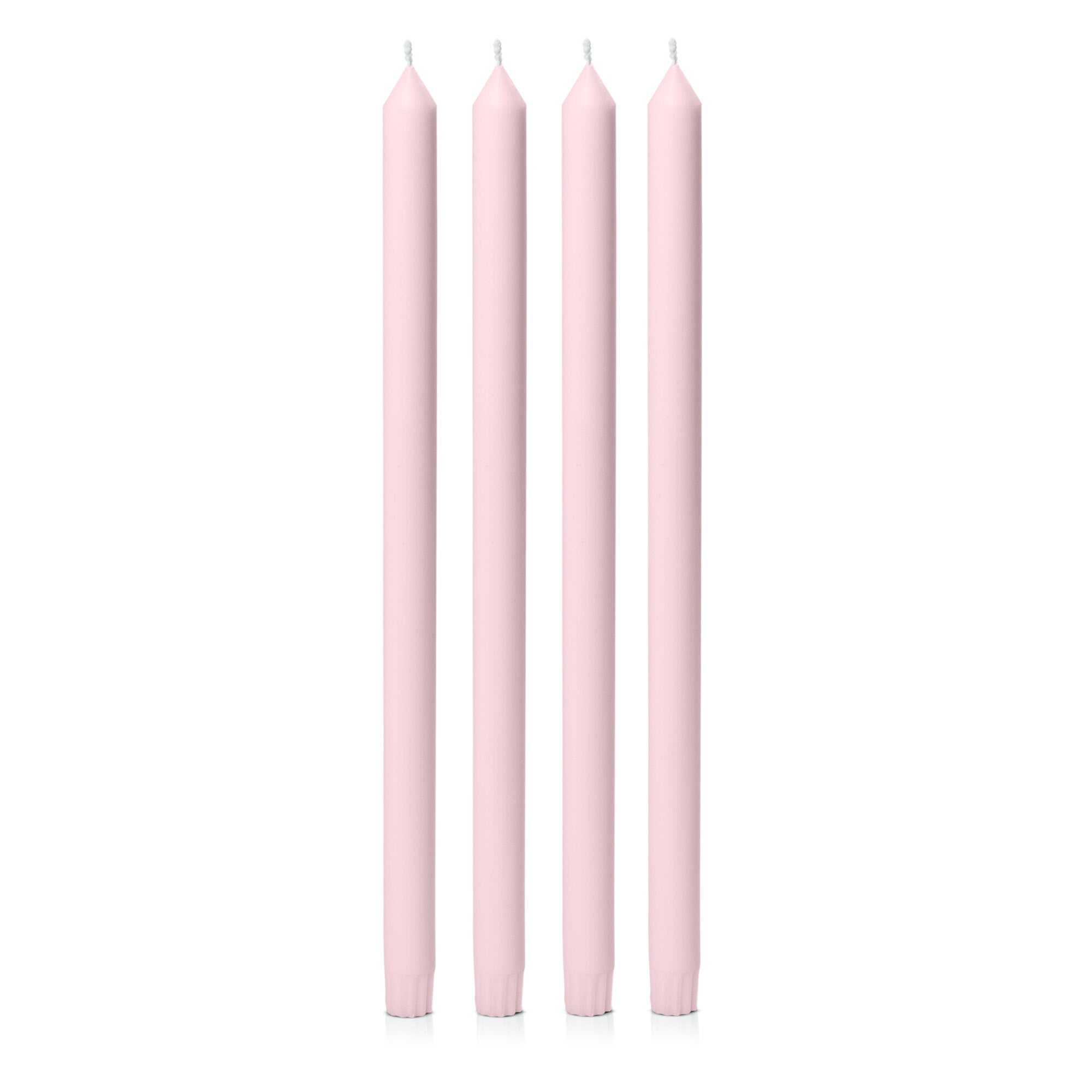 Blush Pink 40cm Dinner Candles Pack of 4