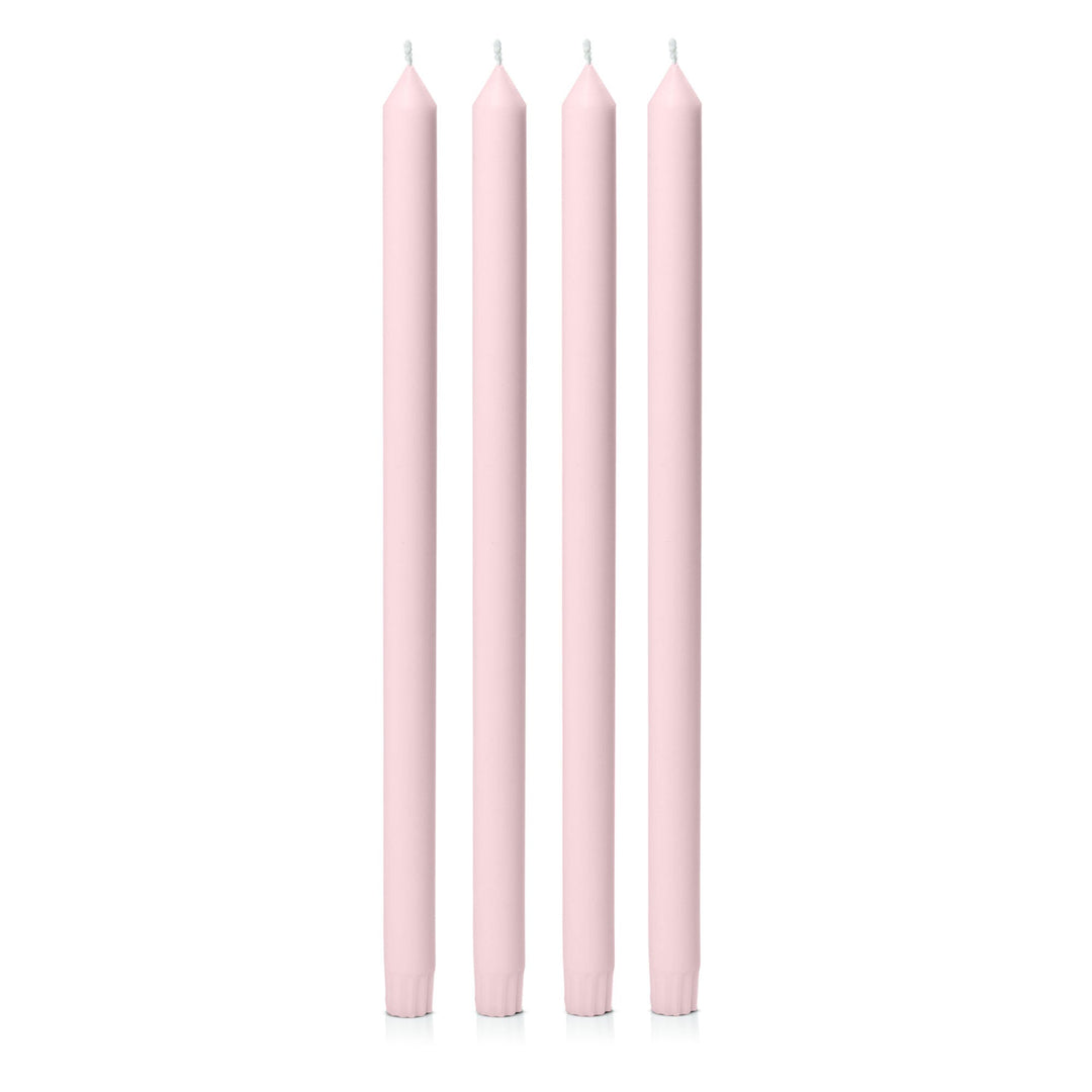 Blush Pink 40cm Dinner Candles - Pack of 96