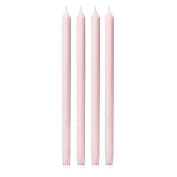 Blush Pink 40cm Dinner Candles - Pack of 96