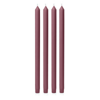 Burgundy 40cm Dinner Candles