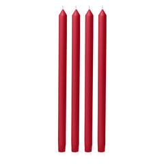 Chilli 40cm Dinner Candles - Pack of 96