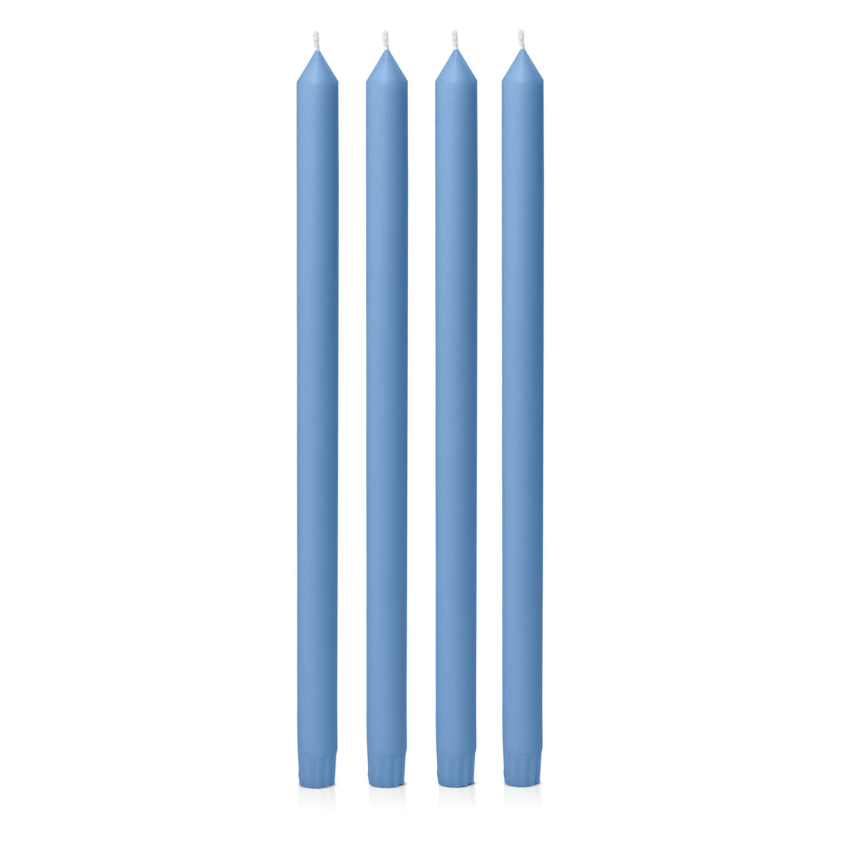 Dusty Blue 40cm Dinner Candles Pack of 4