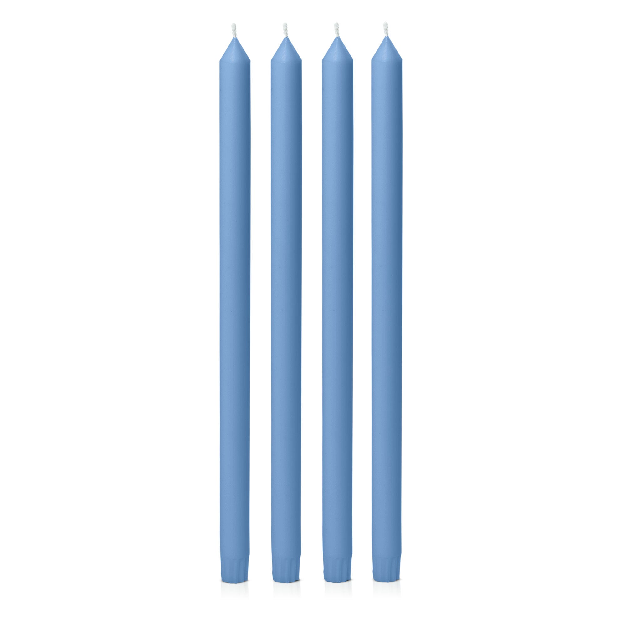 Dusty Blue 40cm Dinner Candles Pack of 4