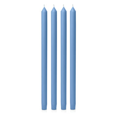 Dusty Blue 40cm Dinner Candles Pack of 4
