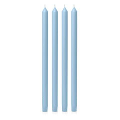 French Blue 40cm Dinner Candles Pack of 4