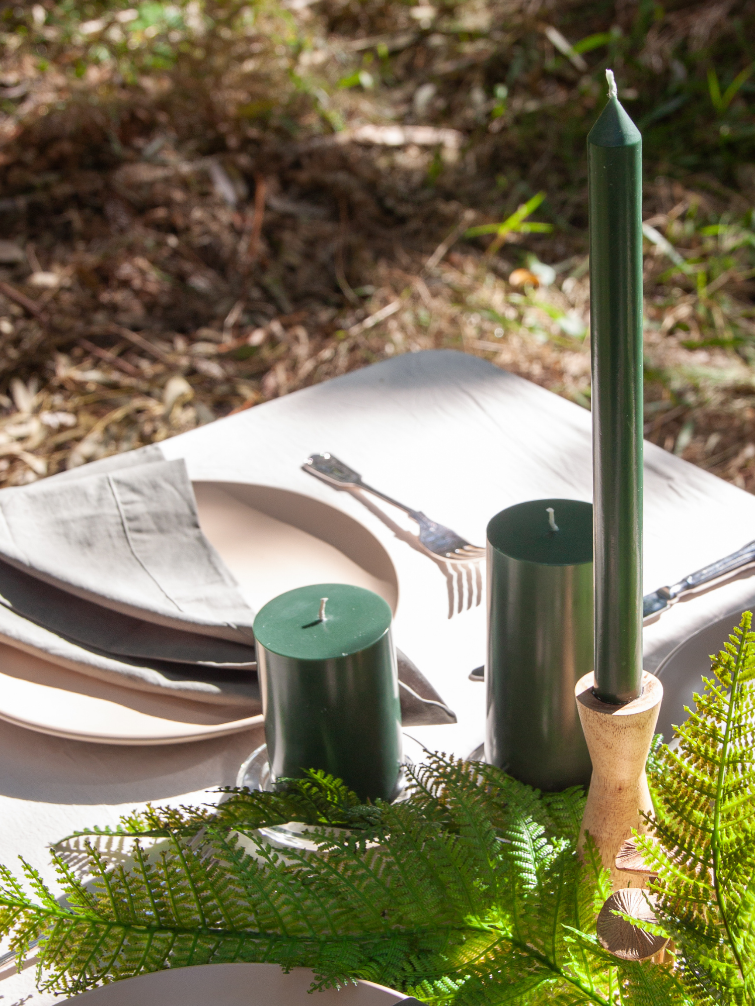Forest 40cm Dinner Candles