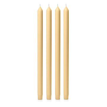 Gold 40cm Dinner Candles - Pack of 96