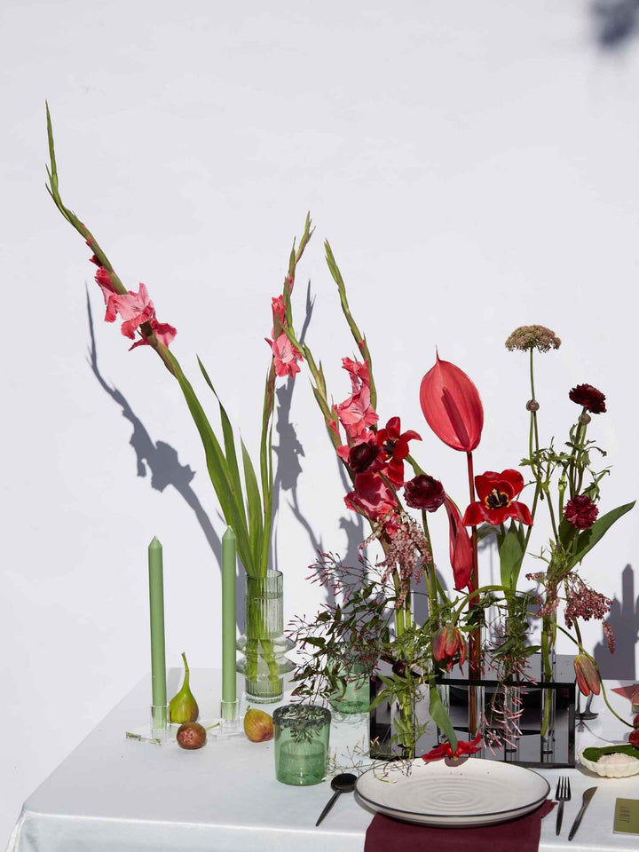 Green 40cm Dinner Candles - Pack of 96