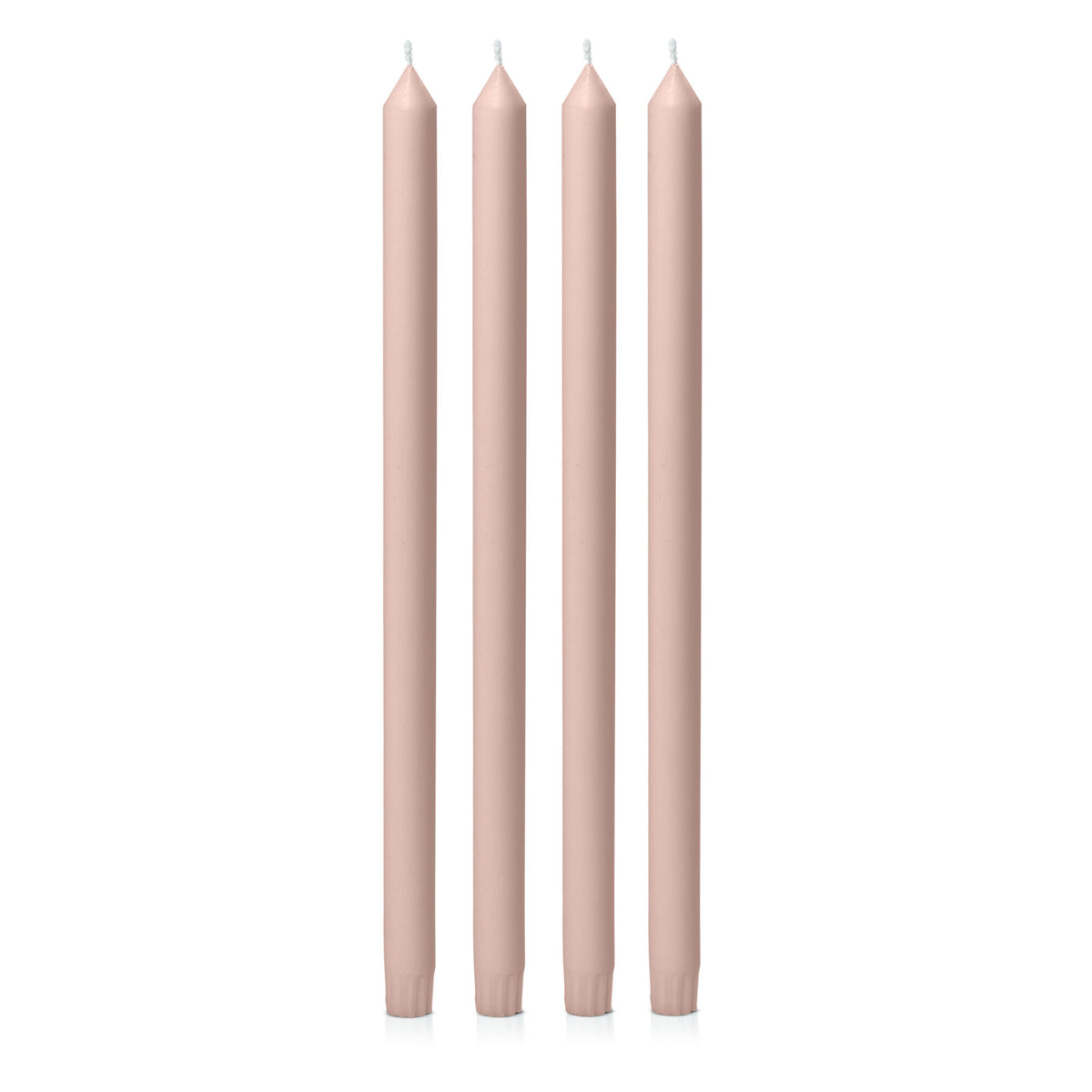 Heritage Rose 40cm Dinner Candles Pack of 4