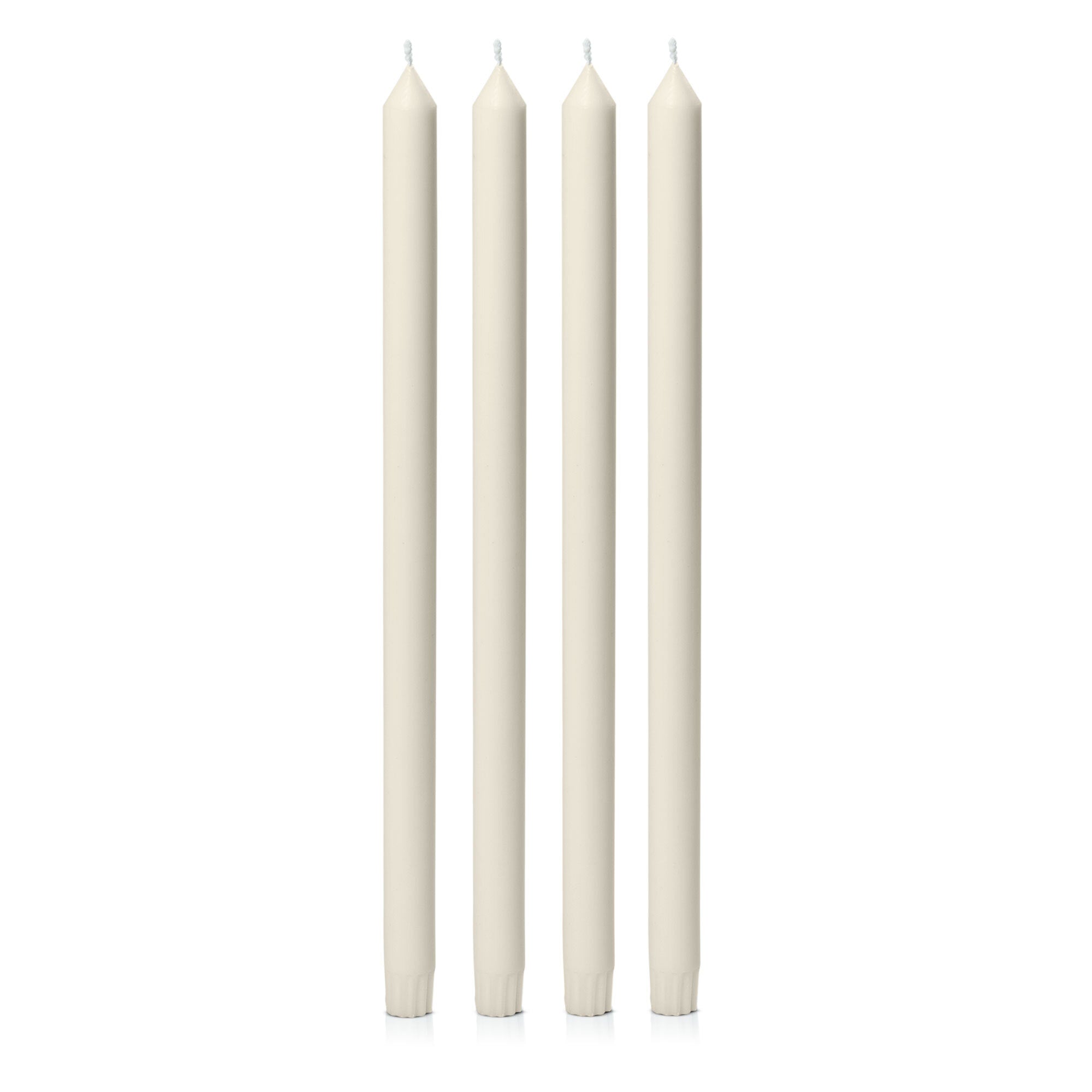 Ivory 40cm Dinner Candles Pack of 4