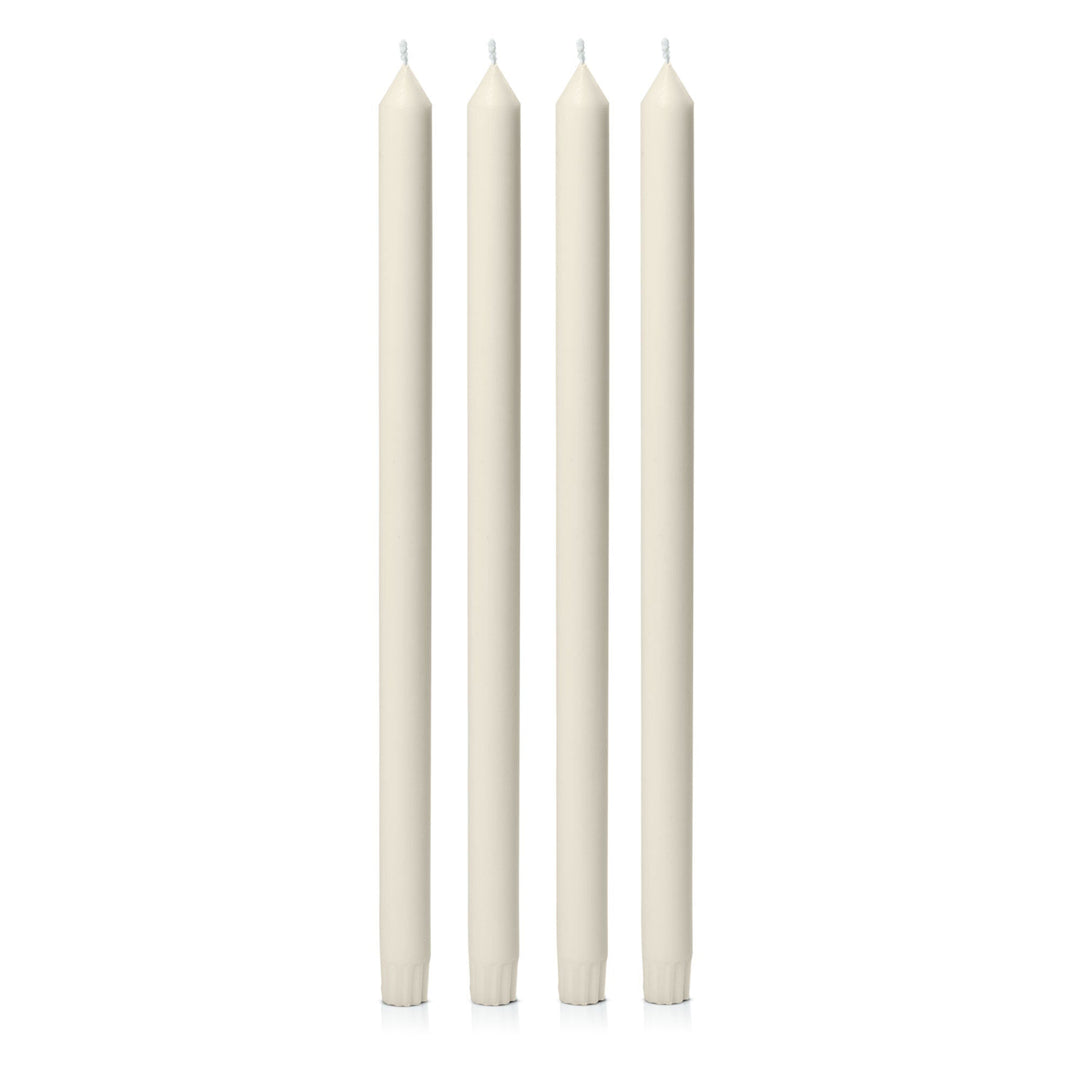 Ivory 40cm Dinner Candles - Pack of 96