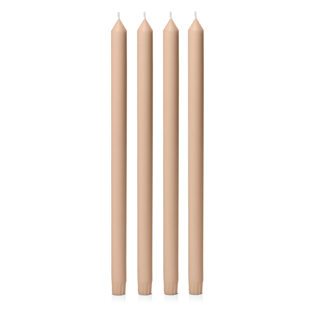 Latte 40cm Dinner Candles Pack of 4