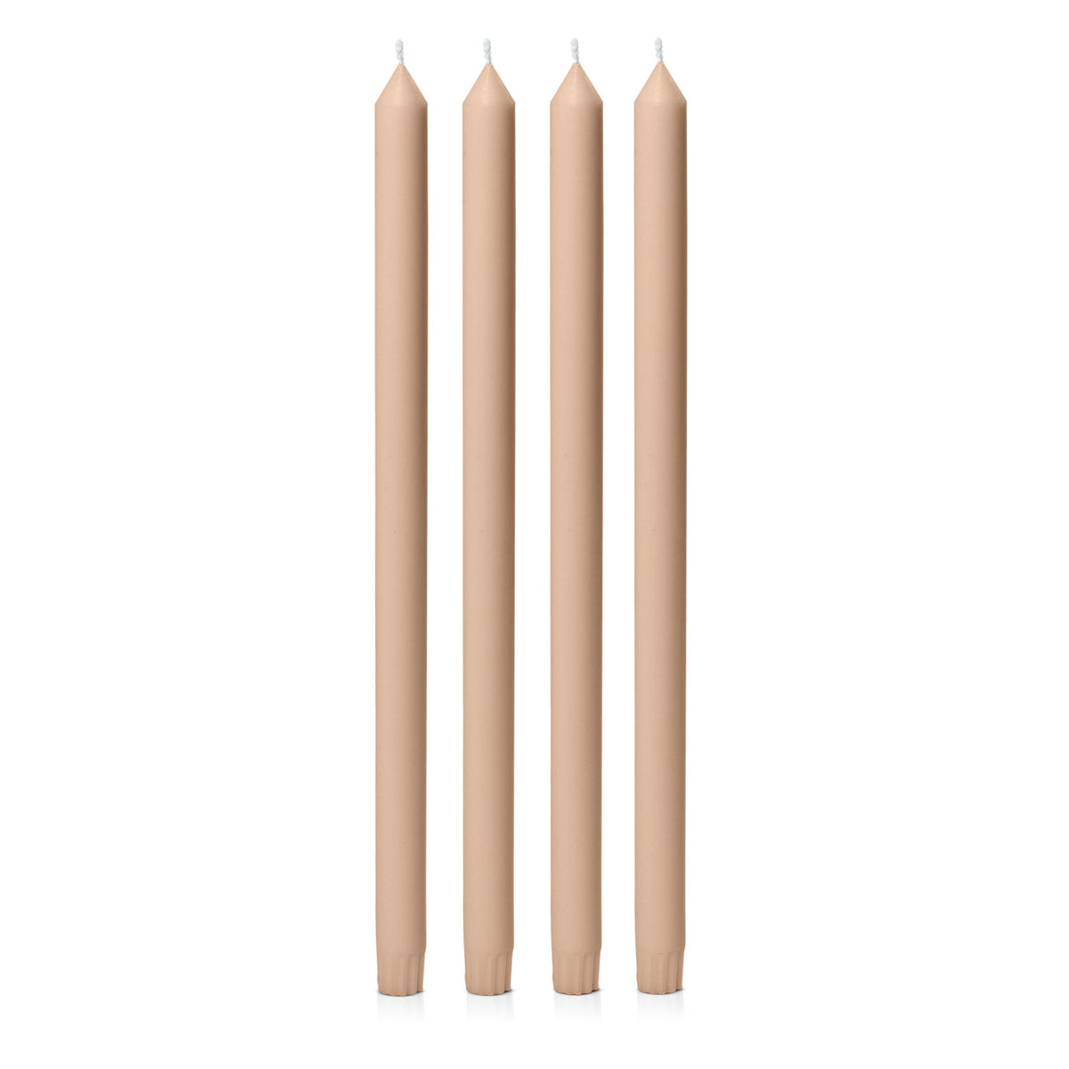 Latte 40cm Dinner Candles - Pack of 96