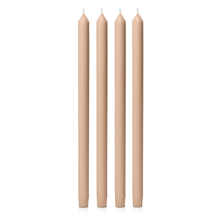 Latte 40cm Dinner Candles - Pack of 96