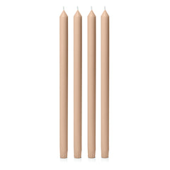 Latte 40cm Dinner Candles - Pack of 96