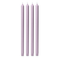 Lilac 40cm Dinner Candles - Pack of 96