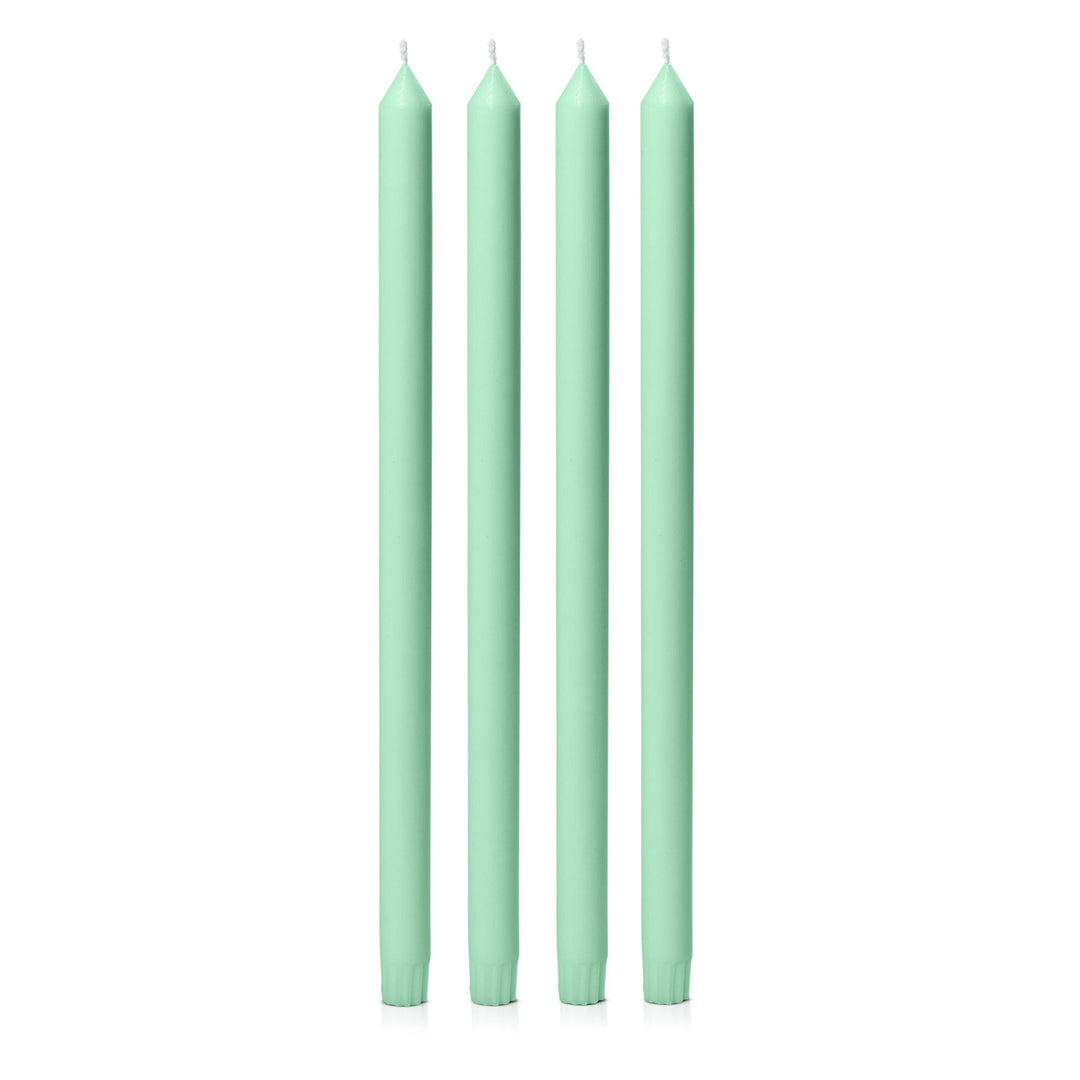 Mint Green 40cm Dinner Candles - Pack of 96