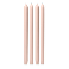Nude 40cm Dinner Candles Pack of 4