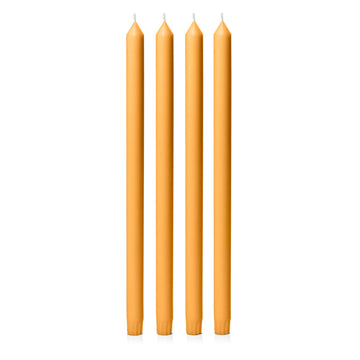 Orange 40cm Dinner Candles - Pack of 96