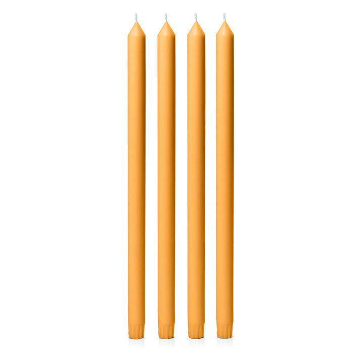 Orange 40cm Dinner Candles - Pack of 96