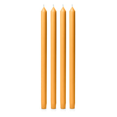 Orange 40cm Dinner Candles - Pack of 96
