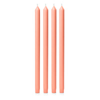 Peach 40cm Dinner Candles
