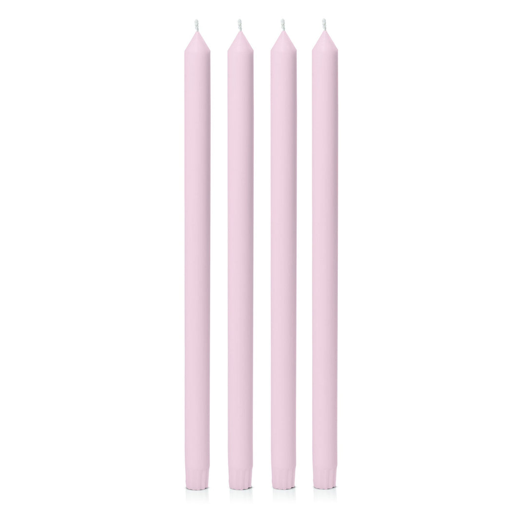 Pastel Pink 40cm Dinner Candles - Pack of 96