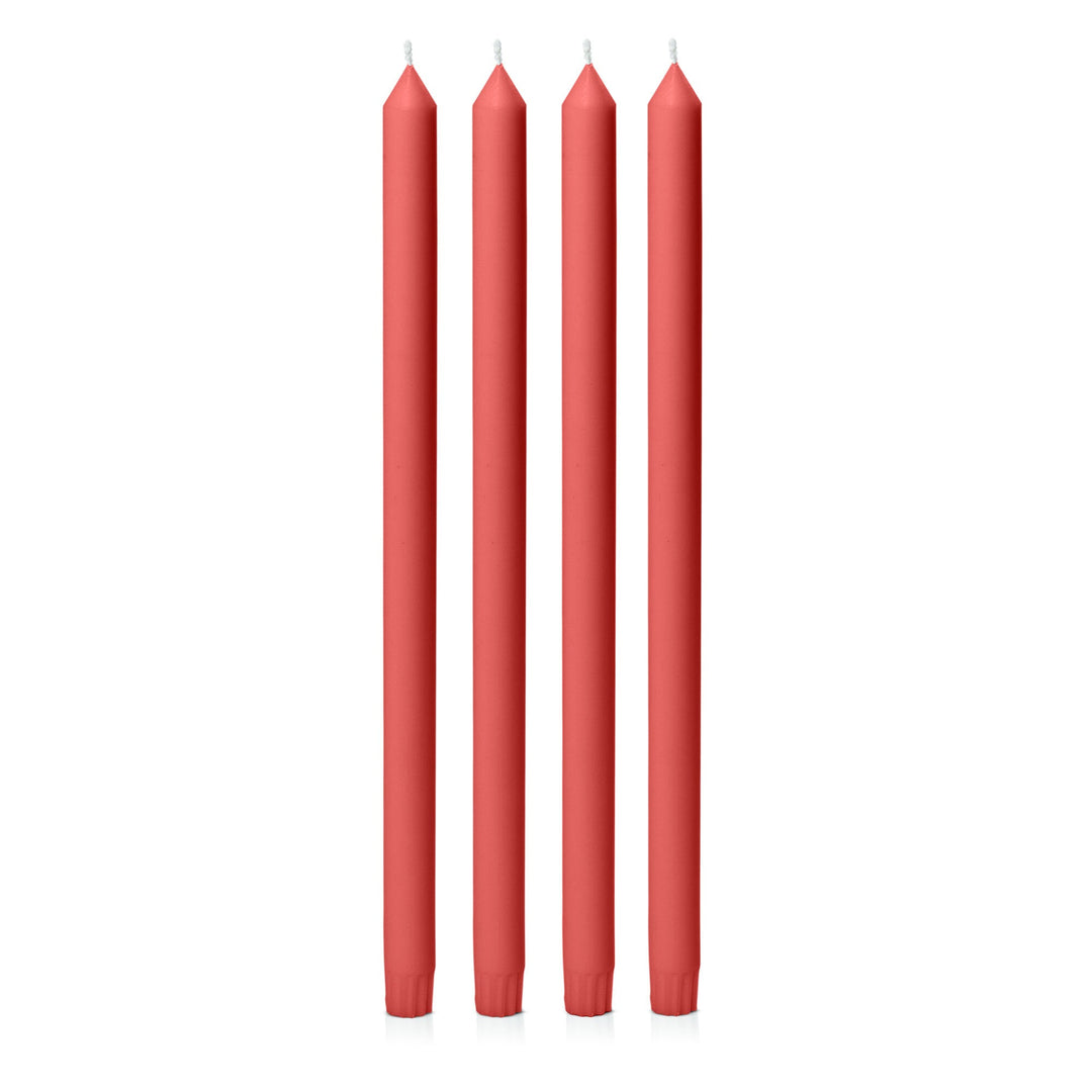 Red 40cm Dinner Candles - Pack of 96