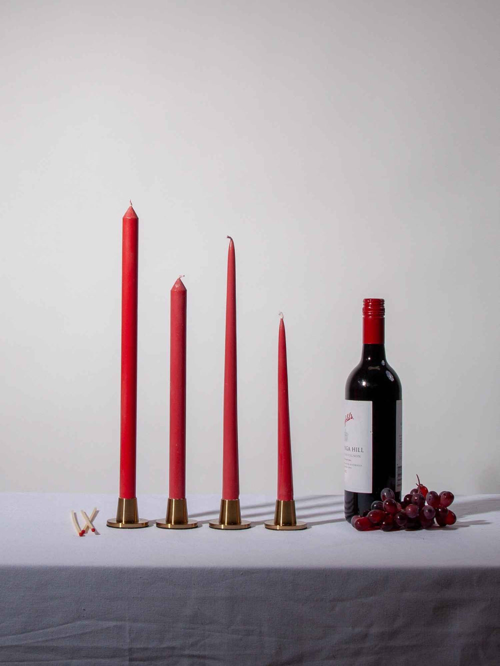 Red 40cm Dinner Candles - Pack of 96