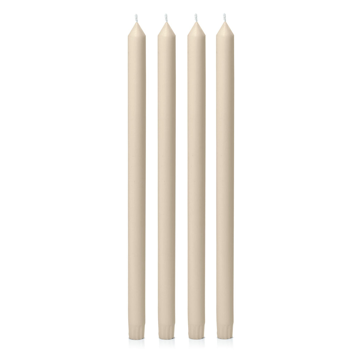 Sandstone 40cm Dinner Candles - Pack of 96