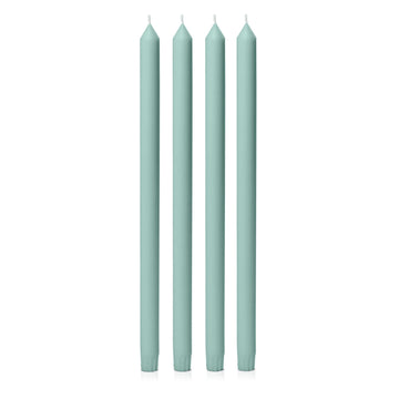 Sage Green 40cm Dinner Candles - Pack of 96