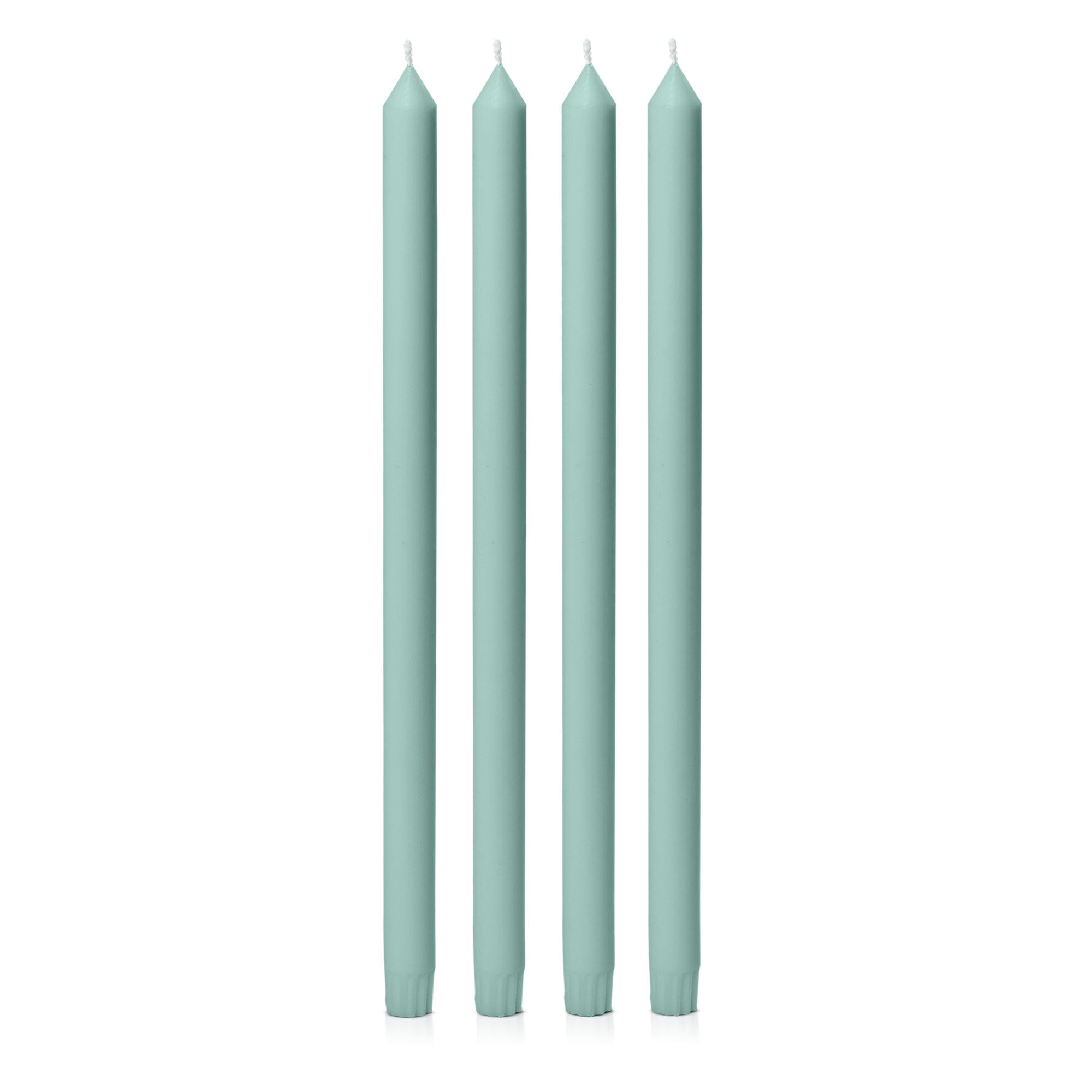 Sage Green 40cm Dinner Candles - Pack of 96