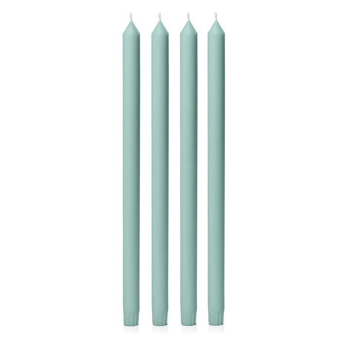 Sage Green 40cm Dinner Candles - Pack of 96
