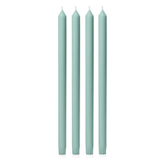 Sage Green 40cm Dinner Candles Pack of 4