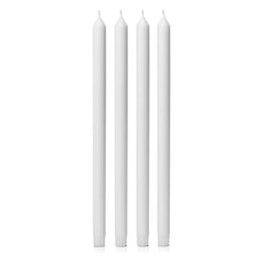 Stone 40cm Dinner Candles Pack of 4