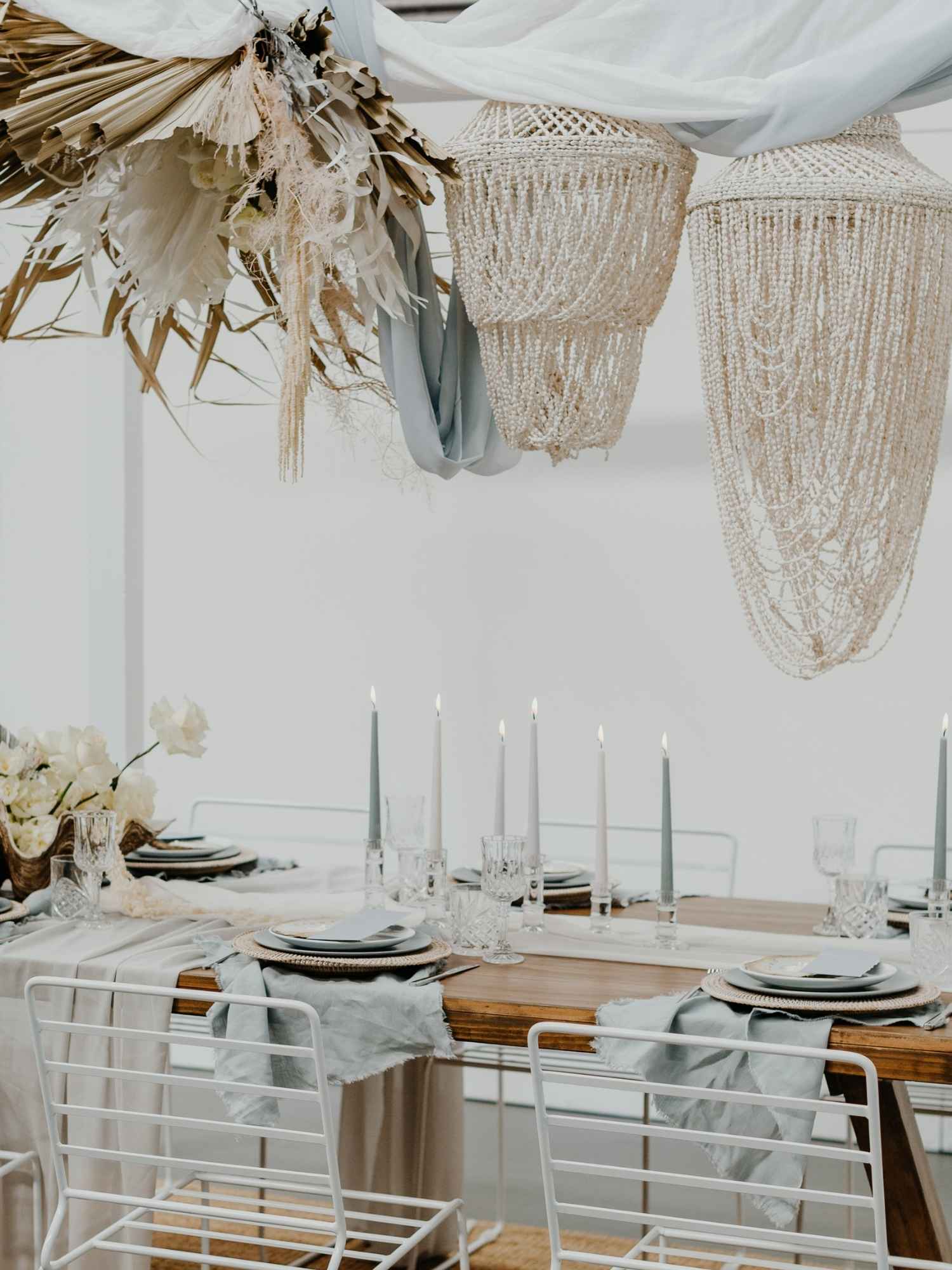 Stone 40cm Dinner Candles Pack of 4