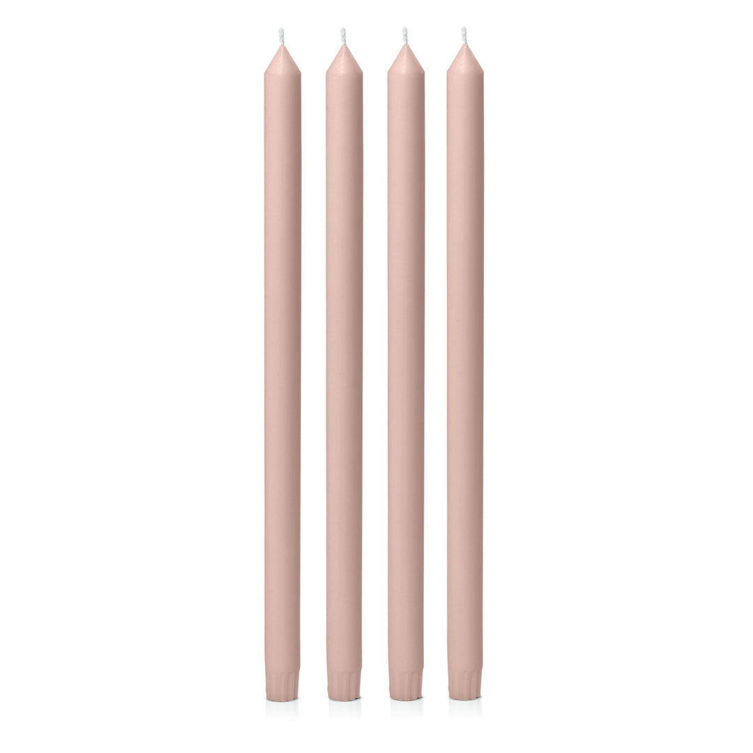 Vintage Blush 40cm Dinner Candles - Pack of 96