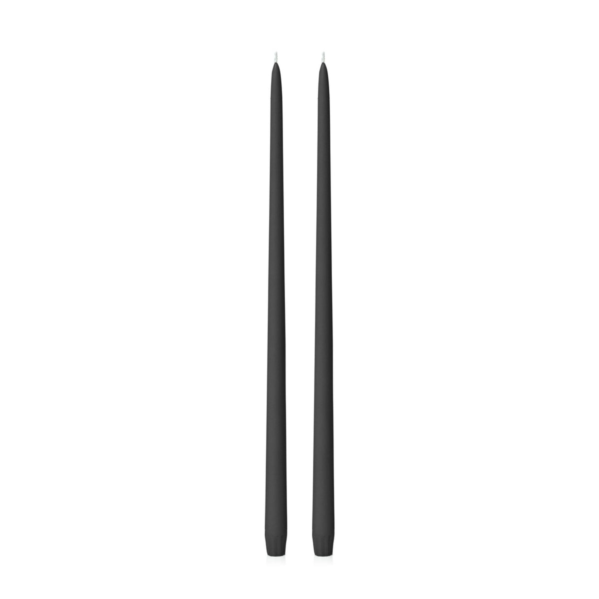 Black 45cm Taper Candles - Pack of 96