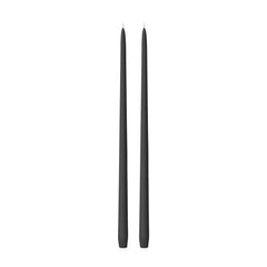 Black 45cm Taper Candles Pack of 2