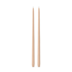Latte 45cm Taper Candles Pack of 2