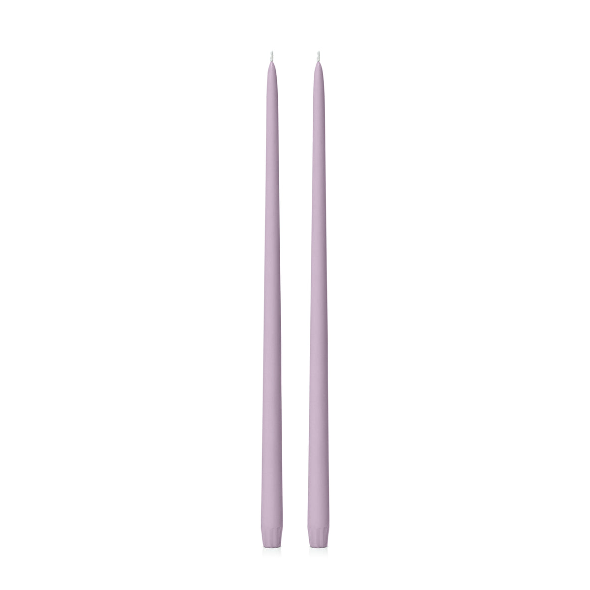 Lilac 45cm Taper Candles Pack of 2