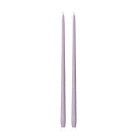 Lilac 45cm Taper Candles