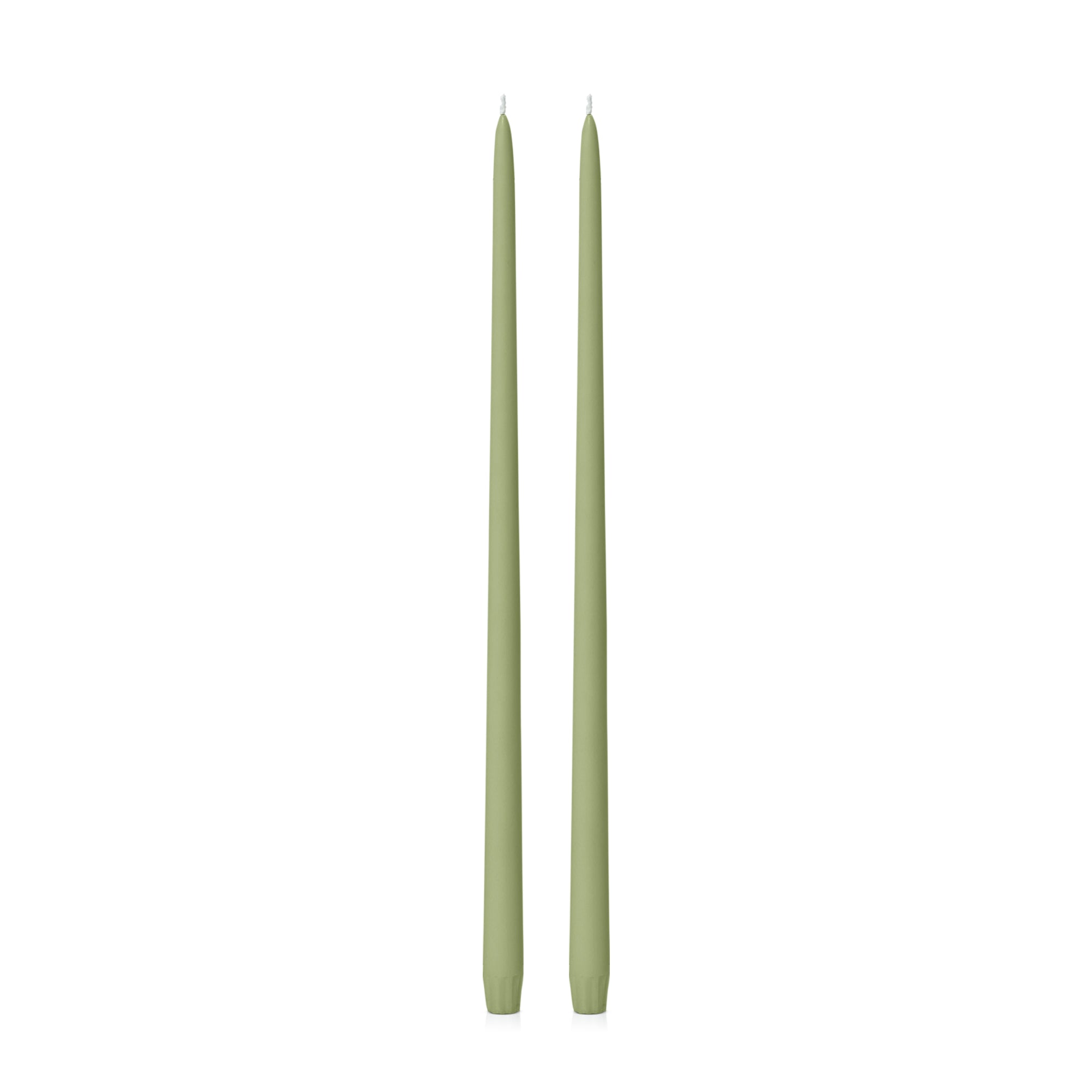 Matcha 45cm Taper Candles Pack of 2