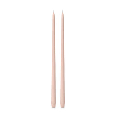 Nude 45cm Taper Candles Pack of 2