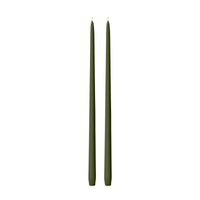 Olive 45cm Taper Candles